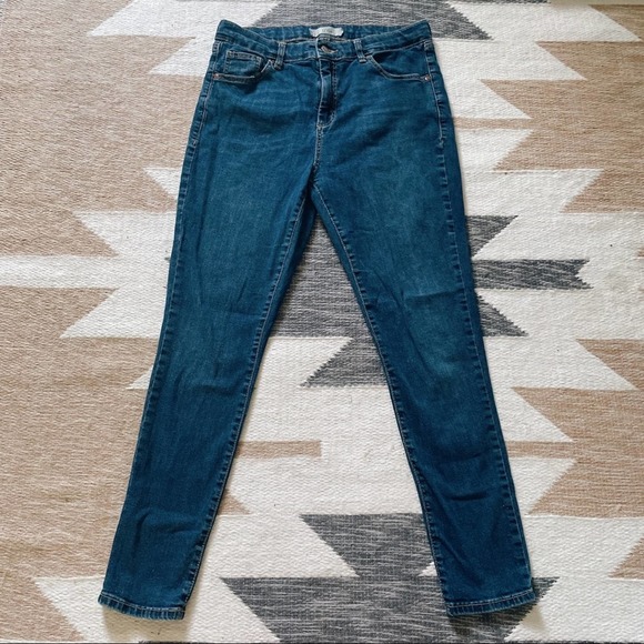 Mid Rise Moto Skinny Jeans - Picture 4 of 12